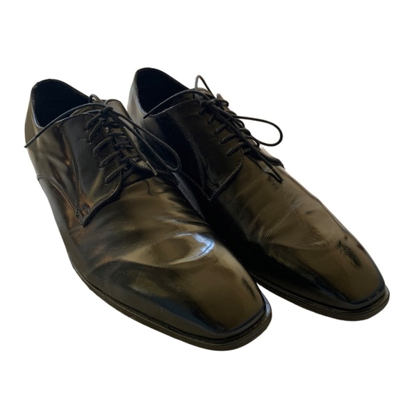 Luca del Forte Black Leather Derby Shoes - Picture 2 of 6